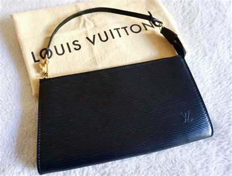 louis vuitton black patent leather handbag|pochette louise epi leather handbags.